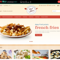 Opencart Premium Template - Food Store OpenCart Template